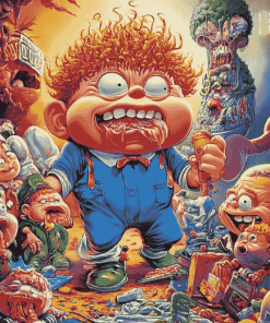 Garbage Pail Kids Animation Diamond Painting