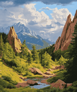 Garden Gods Colorado Landscape Diamond Painting