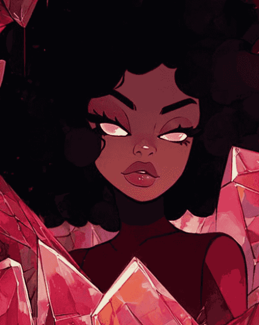 Garnet Animation Diamond Painting