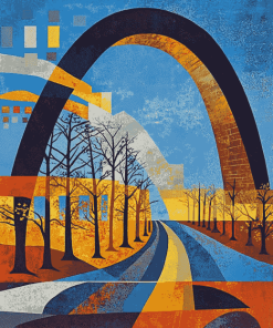 Gateway Arch St. Louis Diamond Painting