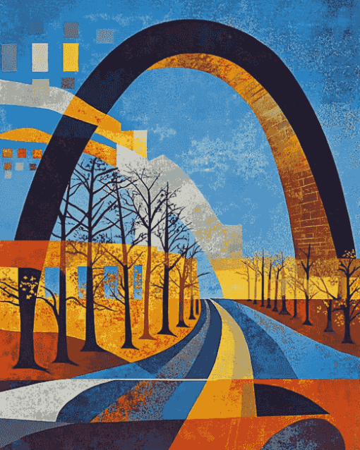 Gateway Arch St. Louis Diamond Painting