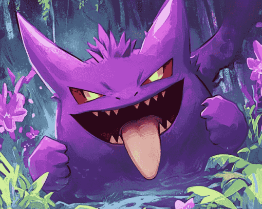 Gengar Fantasy Diamond Painting