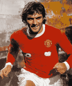 George Best Manchester United Diamond Painting