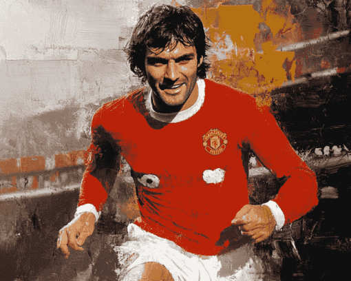 George Best Manchester United Diamond Painting