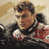 George Russell Racing Star Diamond Painting