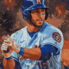 George Springer Baseball Diamond Painting