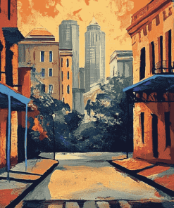 Georgia Cityscape Diamond Painting