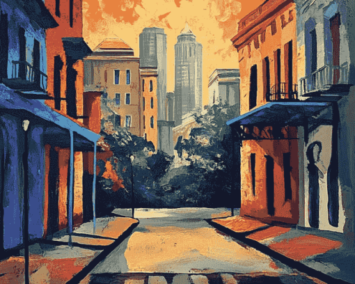 Georgia Cityscape Diamond Painting