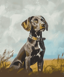 German Shorthair Puppy Diamond Painting