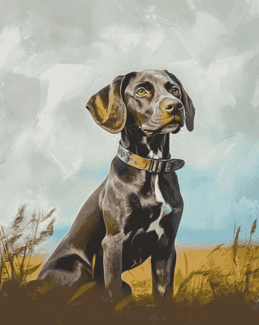 German Shorthair Puppy Diamond Painting