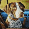 Germanshort Haired Pointer Vintage Diamond Painting