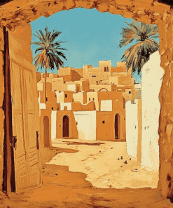 Ghadames Historical Towns Diamond Painting