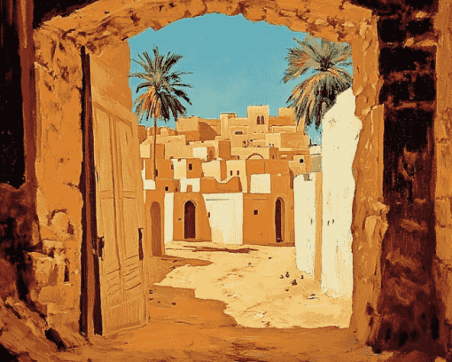 Ghadames Historical Towns Diamond Painting