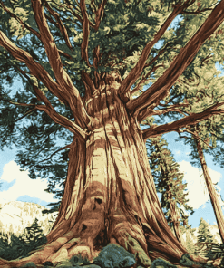 Giant Sequoia Landscape Diamond Painting