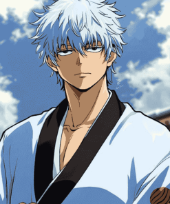 Gintoki Sakata Anime Diamond Painting