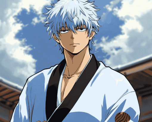 Gintoki Sakata Anime Diamond Painting