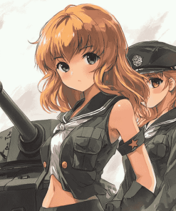 Girls Und Panzer Anime Diamond Painting