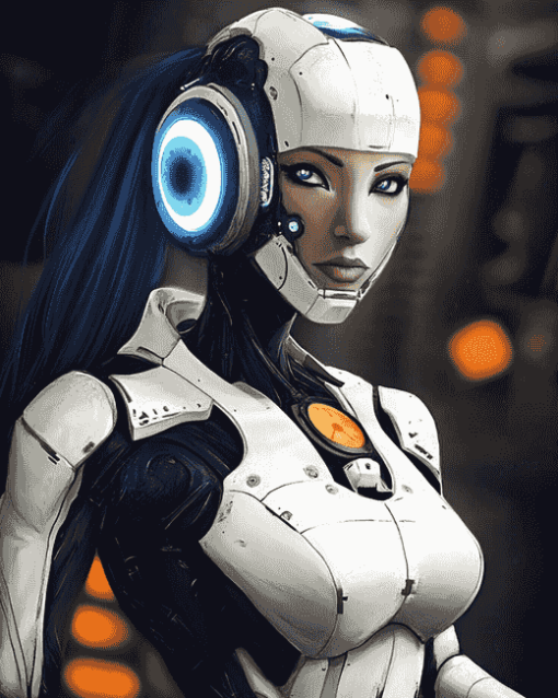 Glados Robot Diamond Painting