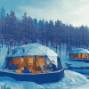 Glass Igloo Winter Wonderland Diamond Painting