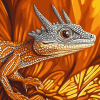 Goanna Dragon Diamond Painting