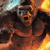 Godzilla vs King Kong Animation Diamond Painting