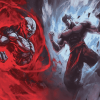 Goku and Jiren Anime Diamond Painting