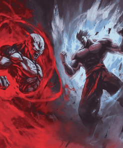 Goku and Jiren Anime Diamond Painting