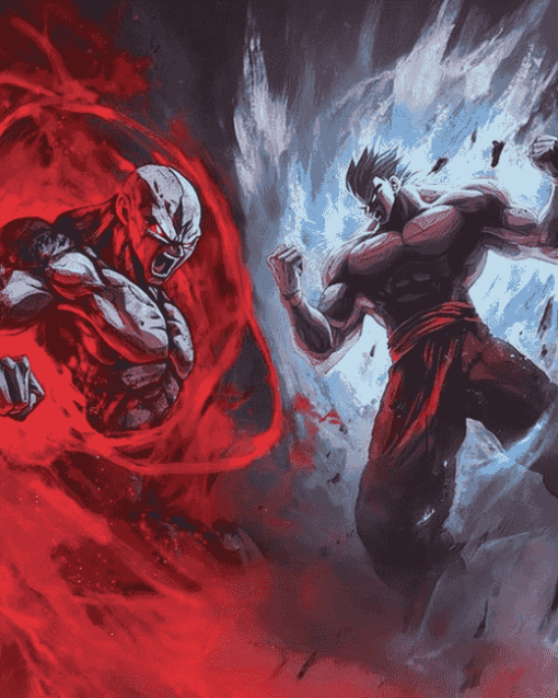 Goku and Jiren Anime Diamond Painting