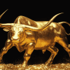 Golden Bull Diamond Painting