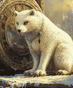 Golden Compass Furets Diamond Painting