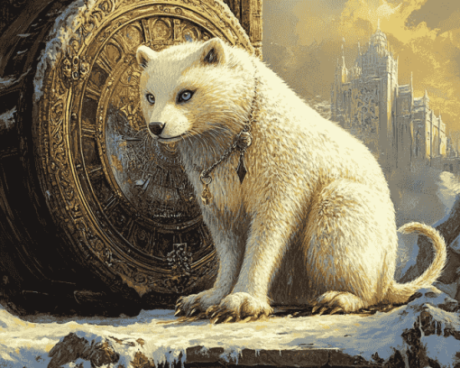 Golden Compass Furets Diamond Painting