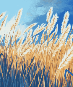 Golden Wheat Fields Diamond Painting