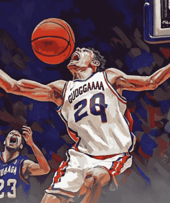 Gonzaga Bulldogs Basketball Diamond Painting