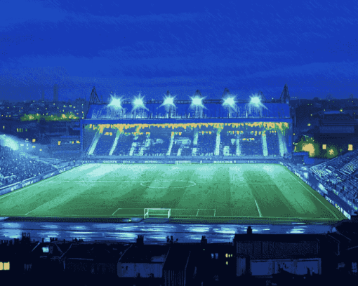 Goodison Park Night Scene Diamond Painting