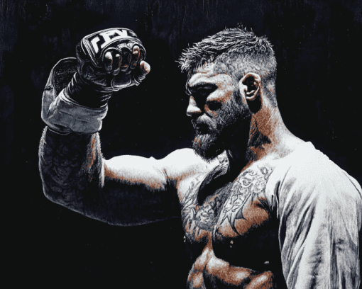 Gordon Ryan Brazilian Jiu Jitsu Diamond Painting