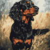 Gordon Setter Puppies Diamond Painting