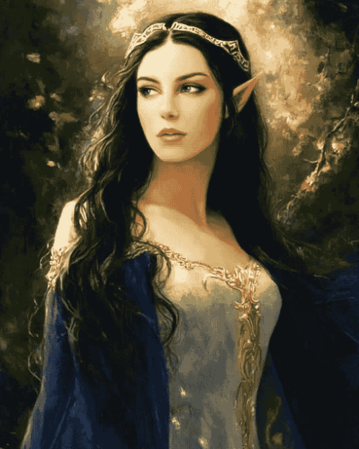 Gorgeous Arwen Movie Art Diamond Painting