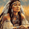 Gorgeous Native American Woman Diamond Painting