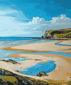 Gower Beaches Diamond Painting