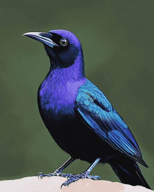 Grackle Delight Diamond Painting