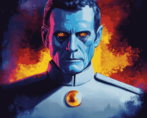 Grand Admiral Thrawn Fantasy Diamond Painting