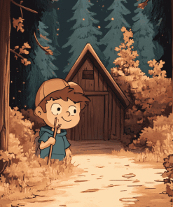 Gravity Falls Cartoon Diamond Painting