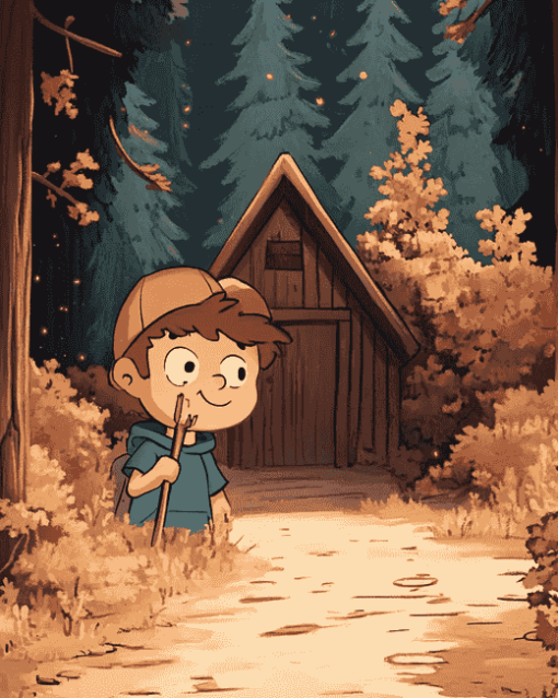 Gravity Falls Cartoon Diamond Painting