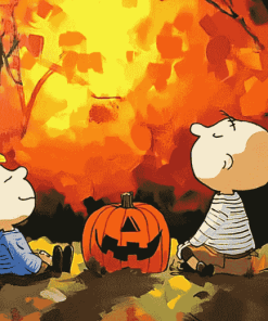 Great Pumpkin Animation Diamond Painting