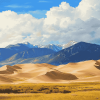 Great Sand Dunes Mountain Diamond Painting