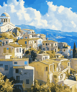 Greece Cityscapes Diamond Painting