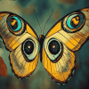 Greek Butterfly Evil Eye Diamond Painting