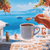 Greek Coffee Cups Diamond Painting