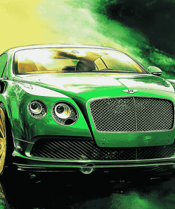 Green Bentley Luxury Diamond Painting