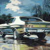 Green Chevy Chevelle Engines Diamond Painting